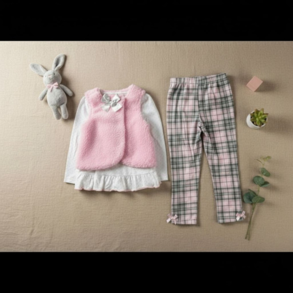 New Without Tags Kids Headquarters Toddler Girl outfit set Size 4T - Picture 1 of 2